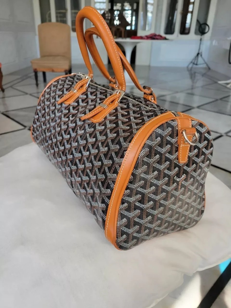 Goyard croisiere 35 shoulder bag 'brown leather in excellent used