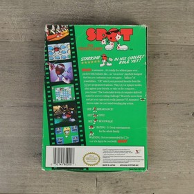 SPOT 7 Up NES Nintendo BOX/Manual No Cart 100 % Authentic Clean Box