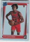 2021-22 Donruss Optic #171 Ayo Dosunmu Rated Rookies Signatures Holo