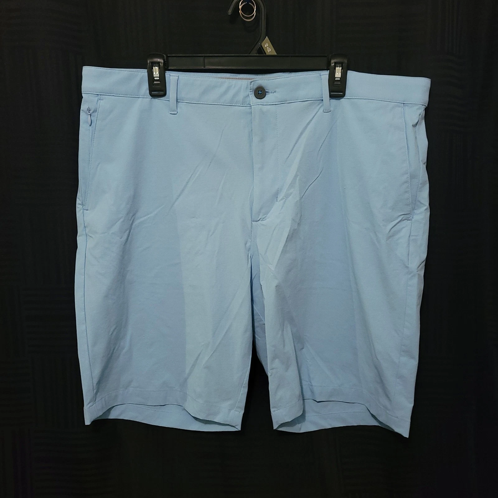 Tommy Bahama Men’s 40x10 Shorts Blue Stretch Chino Marlin Logo