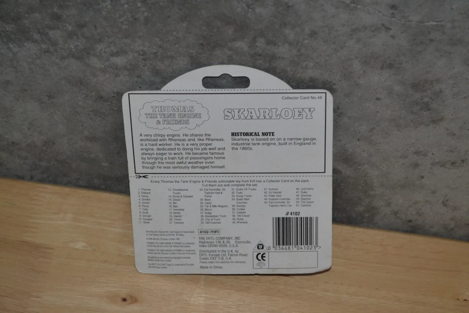 Ertl Thomas The Tank Engine & Friends Skarloey 1997, #4102, nuevo en equipamiento Foto 2 de 2