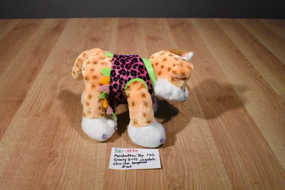 Bolso de felpa Manhattan Toys Groovy Girls Cha Cha Cheetah Beanbag (310-3334-1) Foto 4 de 4