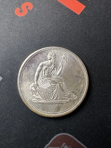 Vintage Seated Liberty 1 Troy oz .999 Fine Silver Round Ounce (D)