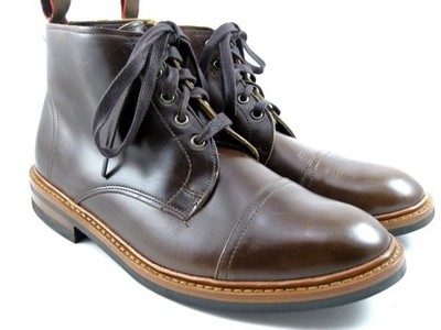 Allen Edmonds Patton Chromexcel Boots Mens 11 B Leather Weatherproof Cap Toe Patton Weatherproof Cap-toe Boot with Dainite Rubber Sole  main image 2