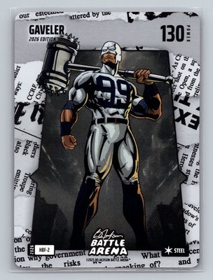 2026 Battle Arena Bo Jackson Battlefoil Gaveler Headlines Battle Foil #HBF-2