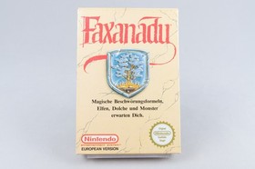 Nintendo NES *Faxanadu* OVP CIB PAL B FX-FRG +