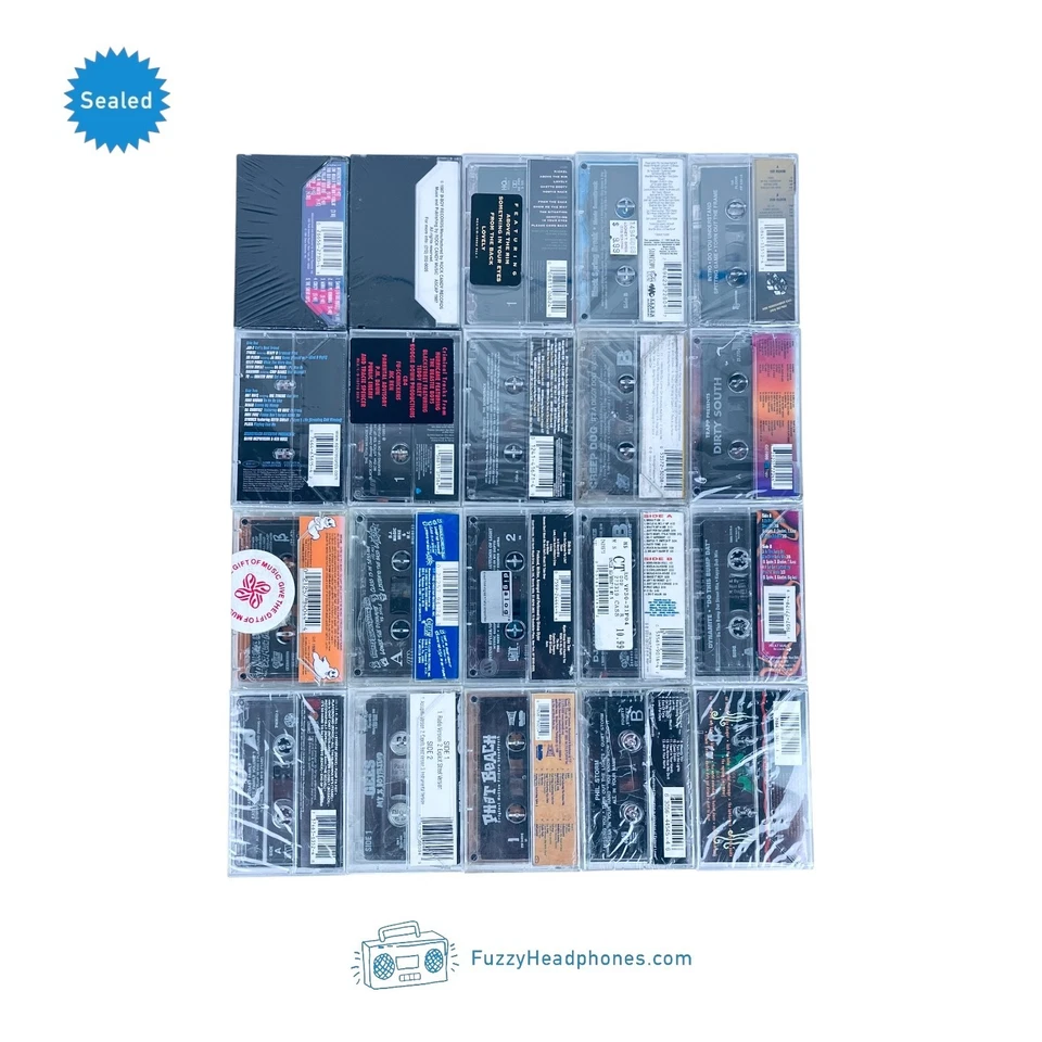 (50) SEALED Hip Hop / Rap Cassette Tapes: Jay-Z, Raekwon, 2Pac, Notorious B.I.G. - Image 3 of 4