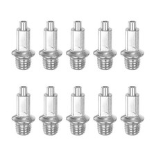 10pcs Track Spikes 3/8 Inch Alloy Steel Replacement, Silver Tone