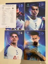 5 Tottenham Champions League 2025-26 programmes incl. Dortmund & Atletico Madrid