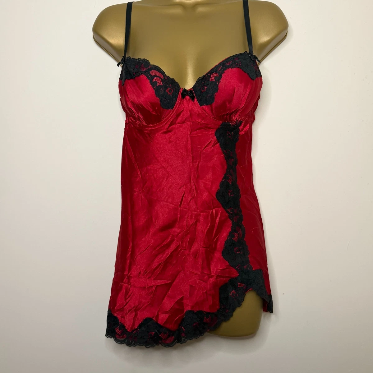 Chemise De Nuit Noire En Mousseline Gilligan & O'Malley - Taille S, Sans Manches, Neuf Avec étiquettes