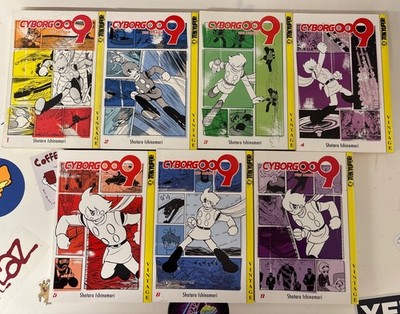 Cyborg 009 Manga Volumes 1, 2, 3, 4, 5, 6 And 9 Tokyo