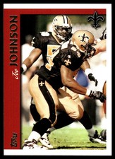 Joe Johnson 1997 Topps #29 Saints NFL READ FREE SHIPPING AutographDen