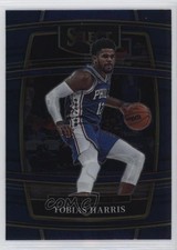 2021-22 Panini Select Concourse Blue Tobias Harris #16 0qr0