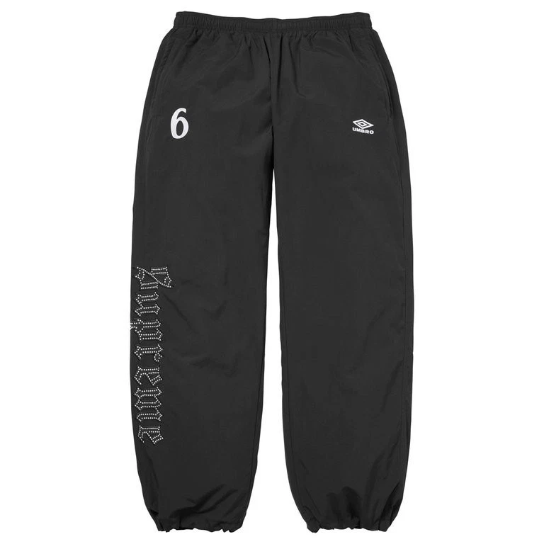 Supreme Men Track Pants Black Activewear Pants for Men for sale | eBay
