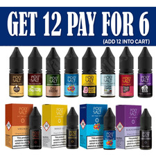POD SALT 10ml E-Liquid Vape Juice Nic Salt - All Flavours |
