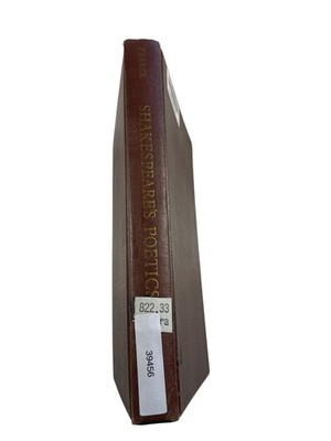 Shakespeare's Poetics In Relation to King Lear Fraser 1966 Vanderbilt Lit Crit