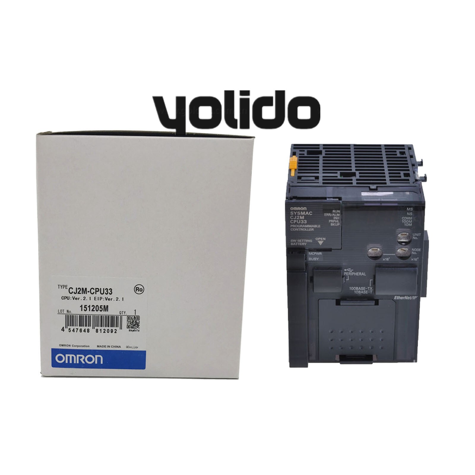1PC Omron CPU CJ2M-CPU33 CJ2MCPU33 New In Box us free tax
