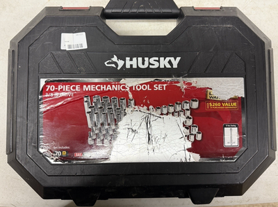 #ad Husky 1005 921 363 3 8quot; 70 Pc SAE amp; Metric Mechanics Tool Set $59.00