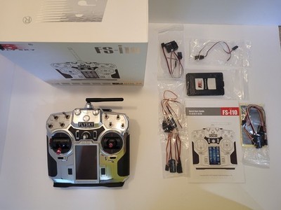 FlySky FS-i10 RC Radio Transmitter. 10 channel, 2.4ghz, with sensors