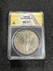 Toned Silver 1996 American Eagle 1 oz | ANACS MS67