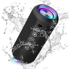 Portable Bluetooth Speaker - IPX7 Waterproof, 24W Sound, 30H Playtime