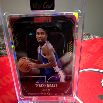 Wild Card Tyrese Maxey ESPN National Exclusive 1/1