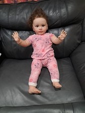 Bambola Reborn di grandi dimensioni Pippa 26 pollici realistica reborn baby dolls ragazza morbido coagulo...