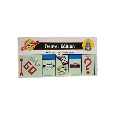 Monopoly Denver Edition 1996 The Mile High City Board Game Complete