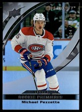 2021-22 Upper Deck 2021-22 Trilogy Michael Pezzetta 004/999 Montreal Canadiens