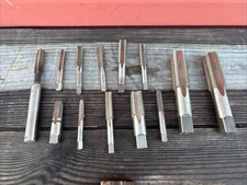 Lot of 13 Pipe Taps  Made In USA Brubaker  Btrfld Greenfield