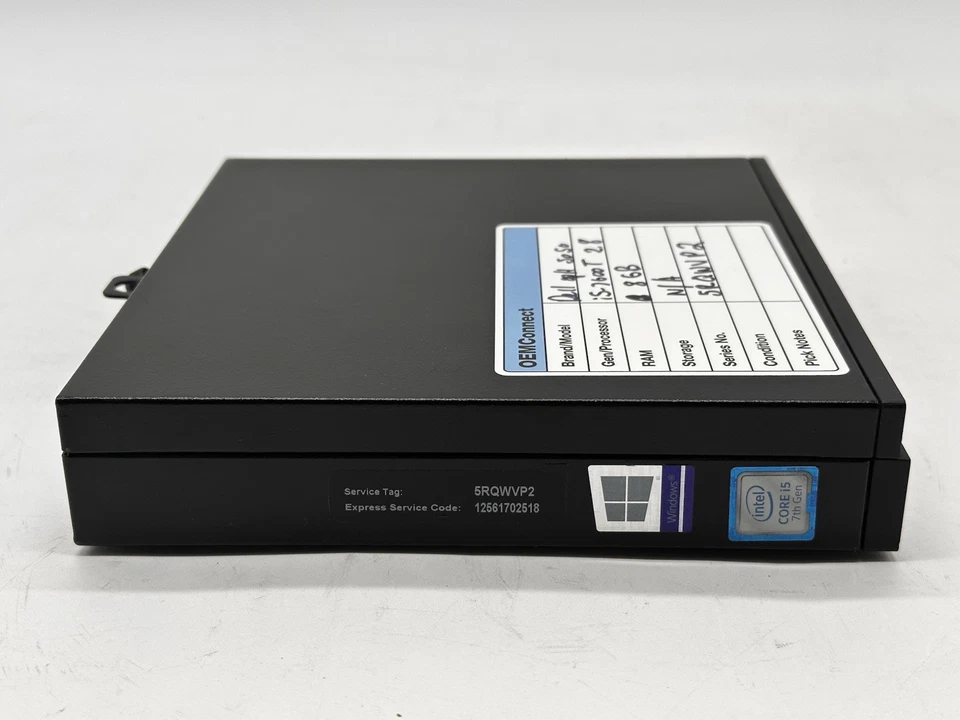 Dell OptiPlex 5050 MFF (Core i5-7600T, 2.80GHz, 8GB RAM) No HDD/OS/Adapter - Image 3 of 4