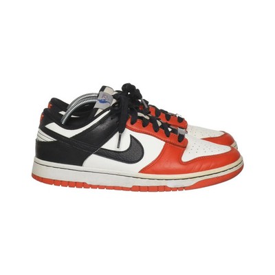 Nike, Sneaker, Größe: 42 1/2, model: dunk low, Schwarz/Weiß/Rot, Herren #8sz