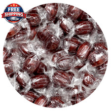 Root Beer Barrels Hard Candy - 1Lb Bulk Bag Approximately 65 Pcs - Old Fashion