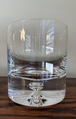 4 Krosno Poland Controlled Bubble Polished Whiskey Glass Set 8 oz 4 