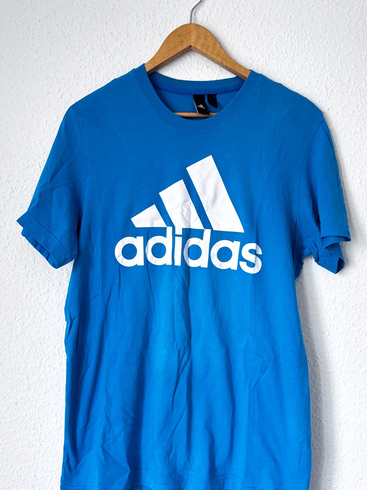 Adidas Men's Essential Logo T-Shirt - Blue - Size M - Cotton - CZ7511 image 3