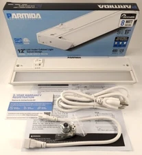 Parmida 12" Dimmable LED Under Cabinet Light With Adjustable Lens Angle, NEW
