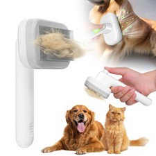 Self Cleaning Slicker Brush for Dogs Cats Lightweight Dog Cat Brush for Shedding