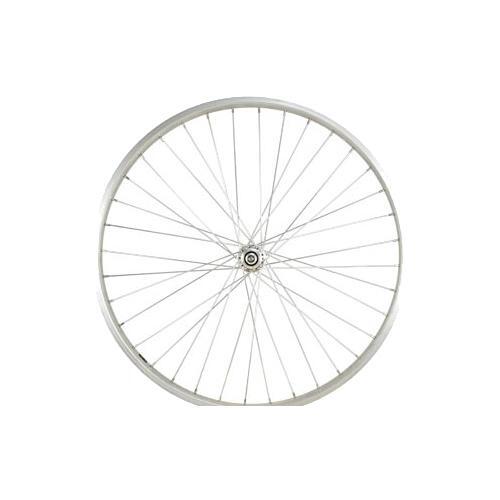 Roue Arrière Vélo Urbain 650x30a – Axe Plein, Jante Alu Argent, Compatible 5/6/7 Vitesses, 36 Rayons, Pour 26x1 3/8