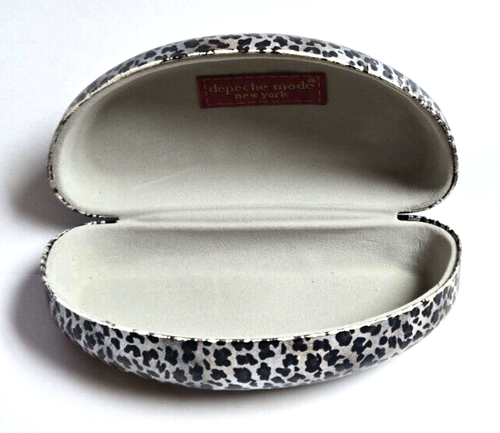 Depeche Mode Animal Print Hard Clamshell Eyeglass/Sunglass Case Silver - Picture 4 of 4