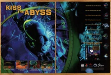 Critical Depth Submarine Monster GT- 2 Page Video Game Print Ad Poster Art 1997