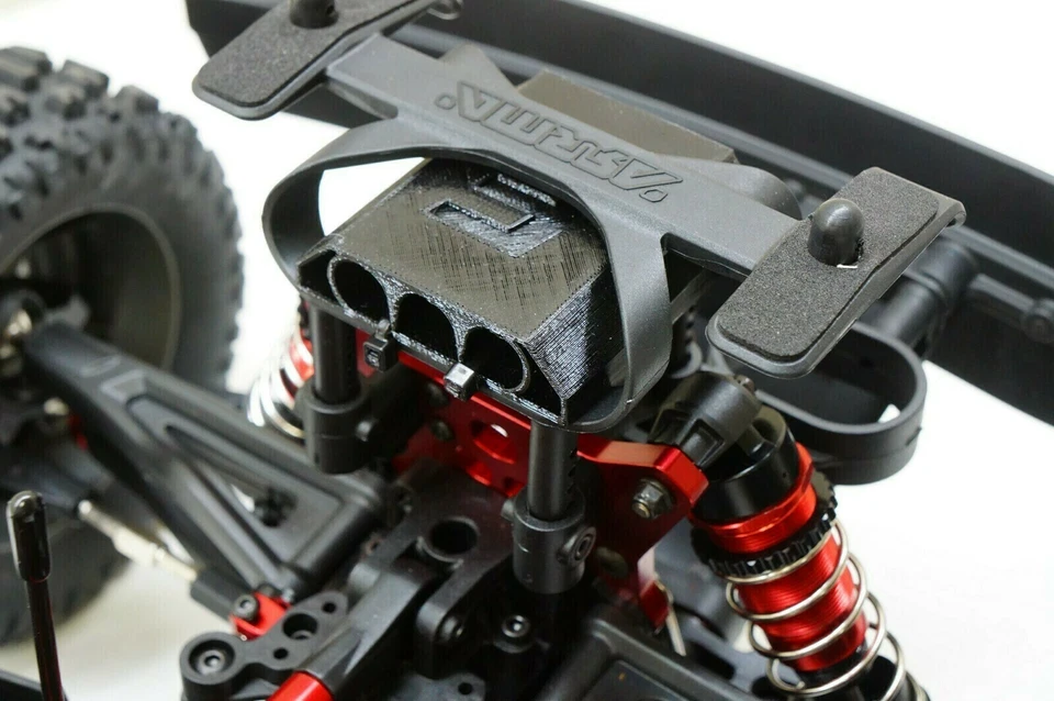 Soporte de poste de cuerpo inserción cojín de impacto actualización para montaje Arrma Mojave 6s Foto 4 de 4