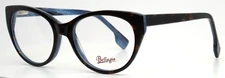 BELLAGIO 779 C-01 Tortoise Blue Womens Semi Cat Eye Eyeglasses 51-17-135 B:41