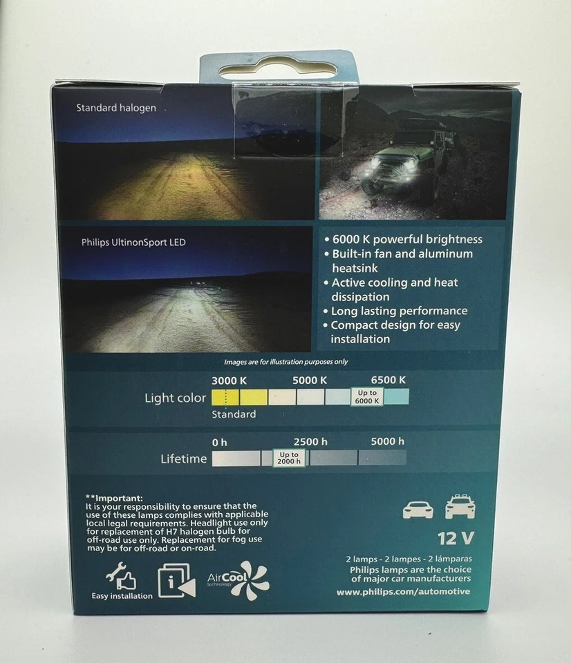 PHILIPS UltinonSport H7 LED - Image 2 of 4