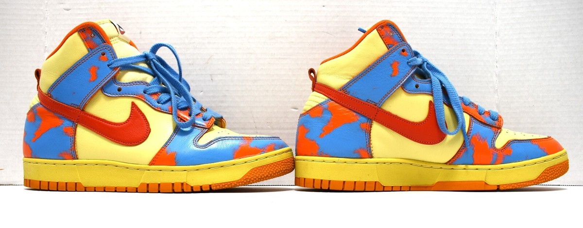 Nike Dunk High 1985 SP Orange Acid Wash 2022 dd9404-800 size