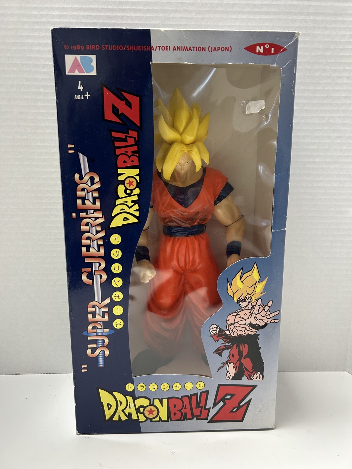 "Figura de 15"" Super Guerrero 1989 AB Toys Dragon Ball Z Super Saiyan Goku nº 1"