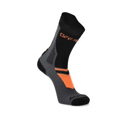 Acerbis Chaussettes MTB Track Noir/Orange 0024548.313 - Photo 1/4