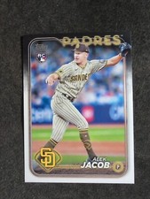 2024 Topps Update Series  #US66 Alek Jacob San Diego Padres Rookie Baseball Card