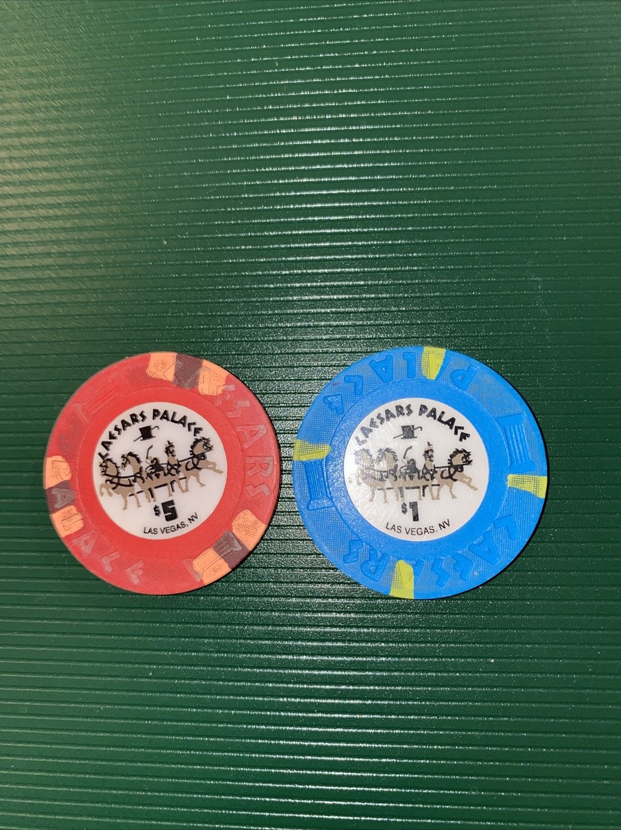 Authentic Ready To Play Caesars palace Poker Chips Las Vegas