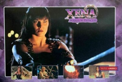 XENA WITH SWORD POSTER PORTAL PUBLISHING 1998 NEW!