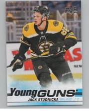 2019-20 Upper Deck #473 Jack Studnicka Young Guns Rookie V98806